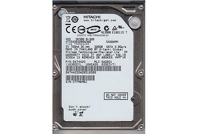 11664-hdd-hgst-320gb-5400rpm image 11664-hdd-hgst-320gb-5400rpm HDD HGST 320GB 2,5" - Μεταχειρισμένος