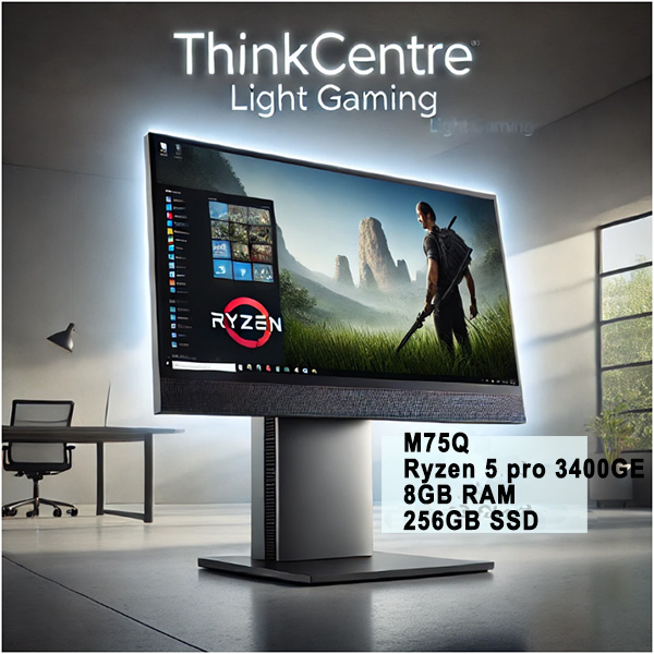 m75q-2 image m75q-2 ThinkCentre All-In-One M75q Ryzen 5 PRO 3400GE 8GB 256GB SSD WIN10