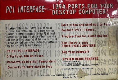 CONTROLLER-PCI-FIREWIRE-USB-2