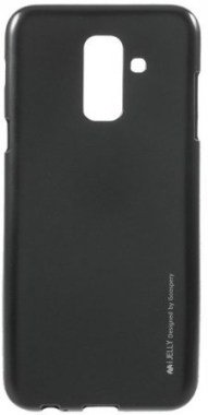 9801 thiki silicon black samsung galaxy j8 2018