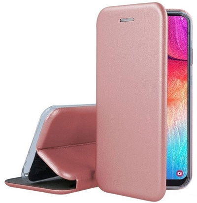 10154 thiki iphone 8 xruso roz iPhone: Θήκη Βιβλίο Smart Magnet Elegance για Apple iPhone 7/8 - Χρώμα Χρυσό Ροζ