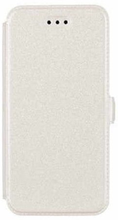 11456 thiki biblio white iphone 4 iPhone: Θήκη Βιβλίο Μαγνιτικό για Apple iPhone 4 -Χρώμα Λευκό