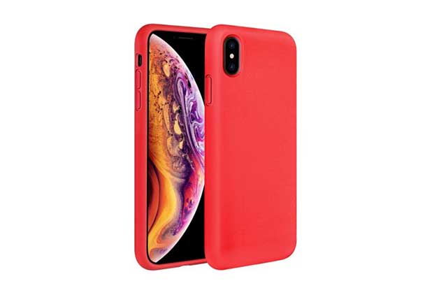 12091_thiki_kokkini_iphone_x &Theta;ή&kappa;&eta; &Sigma;&iota;&lambda;&iota;&kappa;ό&nu;&eta;&sigmaf; &gamma;&iota;&alpha; Apple iPhone X - &Chi;&rho;ώ&mu;&alpha;: &Kappa;ό&kappa;&kappa;&iota;&nu;&omicron;
