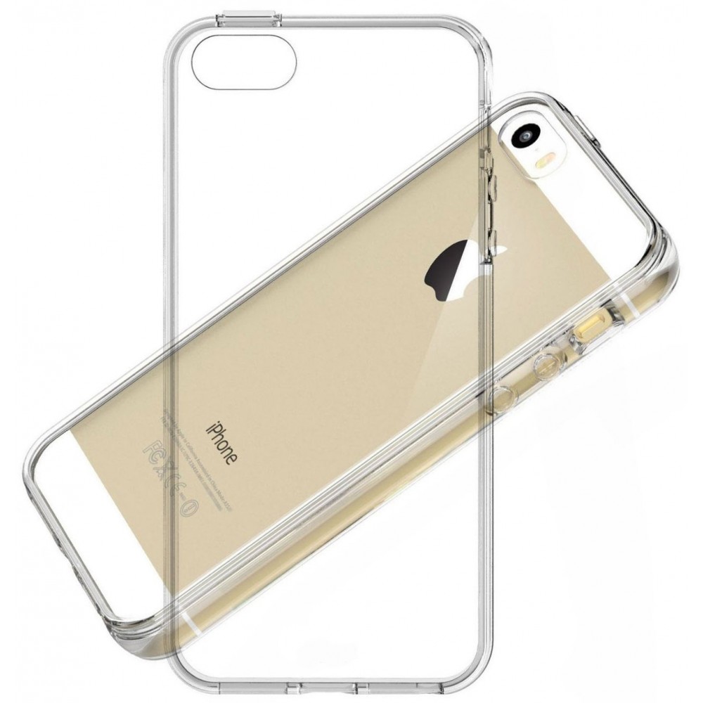 9713 thiki silicon iphone 5 Θήκη Διάφανη Σιλικόνης για Apple iphone 5