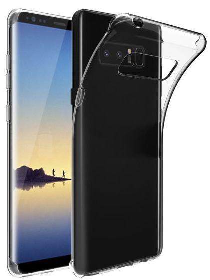 9790 thikisiliconisdiafanisamsunggalaxynote8 Θήκη Διάφανη Σιλικόνης για Samsung Galaxy Note 8