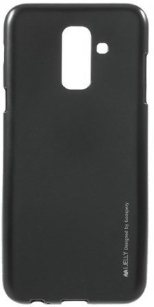 9801 thiki silicon black samsung galaxy j8 2018 Θήκη Σιλικόνης για Samsung Galaxy J8 2018 - Χρώμα Μαύρο