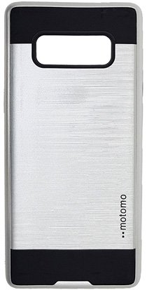 9845 samsung galaxy note 8 motomo silver Θήκη Σιλικόνης για Samsung Galaxy Note 8 Motomo - Χρώμα Μαύρο/Ασημί