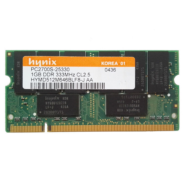 Hynix-PC2700S-25330-1GB-DDR-333MHz-CL2.5-HYMD512M646BF8-J-edit Hynix PC2700S-25330 1GB DDR 333MHz CL2.5 HYMD512M646BF8-J Sodimm Memory RAM (&Mu;&epsilon;&tau;&alpha;&chi;&epsilon;&iota;&rho;&iota;&sigma;&mu;έ&nu;&eta;)