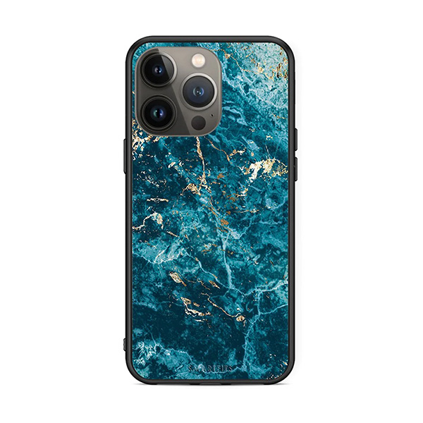 Marble-Blue---iPhone-13-Pro-Max- Marble Blue - για iPhone 13 Pro Max θήκη +ΔΩΡΕΑΝ Ring Holder × 1