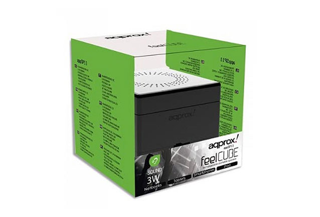 asirmato-ihio-mikro Ηχείο APPSP11BK Feel Cube Approx Black 14537