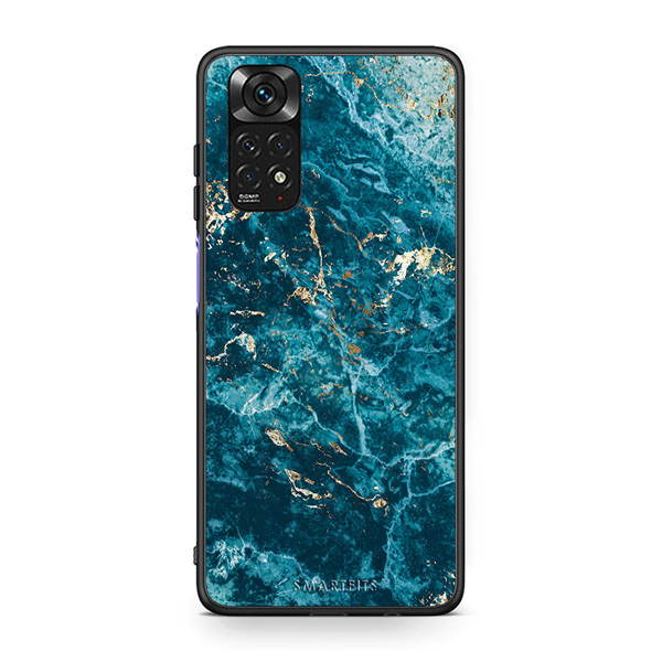 marble Marble Blue - Xiaomi Redmi Note 11 4G / 11S + &Delta;&Omega;&Rho;&Epsilon;&Alpha;&Nu; Ring Holder &times; 1