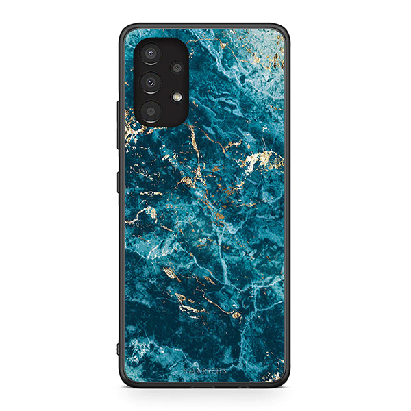 samsungMarble Marble Blue - Samsung Galaxy A13 4G &theta;ή&kappa;&eta; +&Delta;&Omega;&Rho;&Epsilon;&Alpha;&Nu; Ring Holder &times; 1