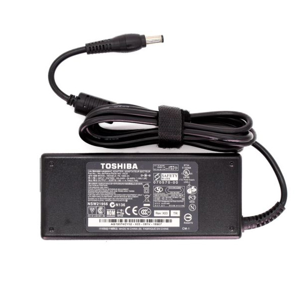 toshibaBATEDIT Φορτιστής  TOSHIBA PA5034U-1ACA  100-240V - 1.5A 19V - 3.95A  (Μεταχειρισμένος λειτουργικός )